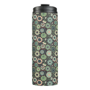 "Midnight Bloom Fiesta" Thermal Tumbler