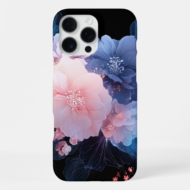 Midnight Bloom iPhone Case (Back)
