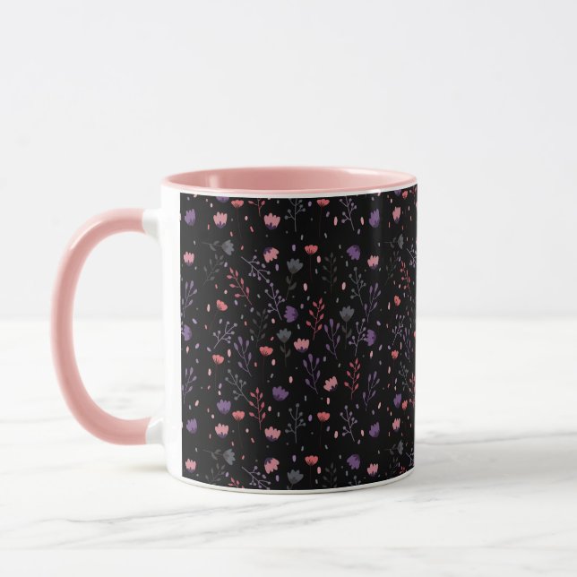 Midnight Bloom  Mug (Left)