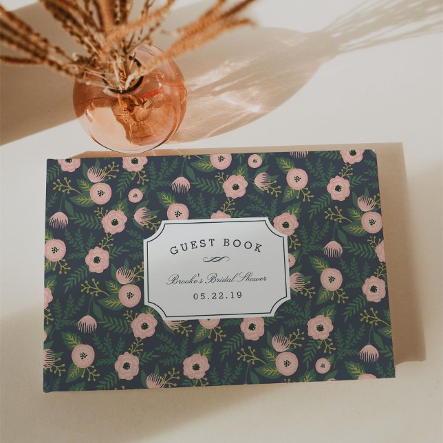 Midnight Blooms Bridal Shower Guest Book (Creator Uploaded)