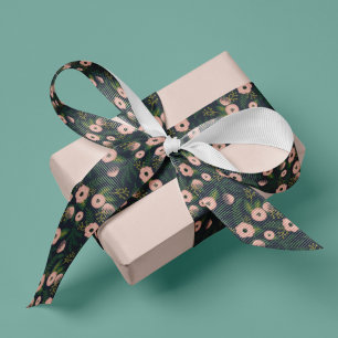 Midnight Blooms Grosgrain Ribbon