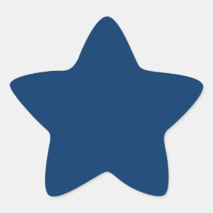Midnight Blue Custom Star Sticker