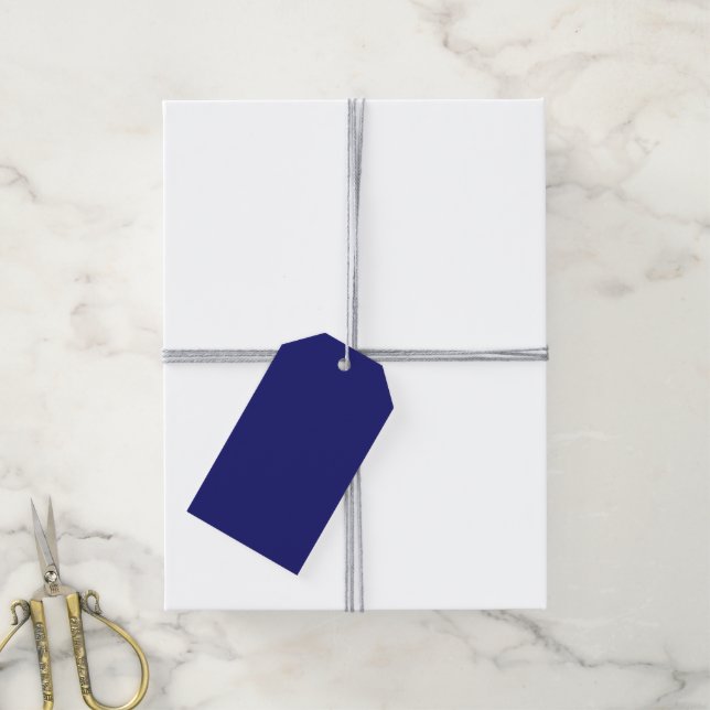 Midnight Blue Gift Tags (With Twine)