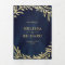 Midnight Blue Gold Leaf Branch All in One Wedding