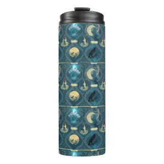 Midnight Blue Gothic Thermal Tumbler