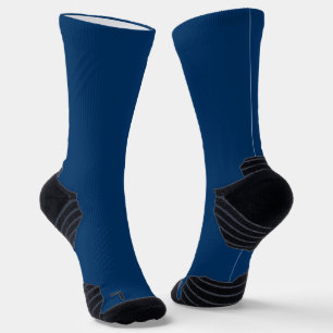 Midnight Blue Men's Performance Crew Socks