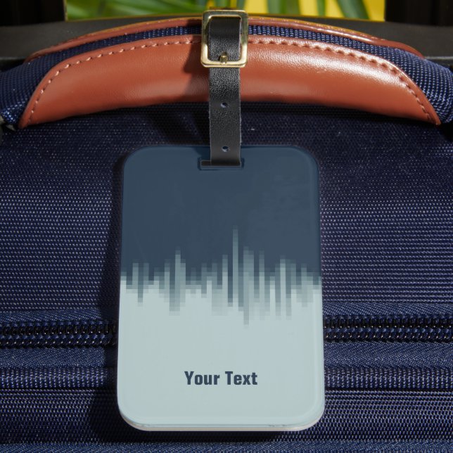 Midnight Blue - Personalizable! Luggage Tag (Front Insitu 2)