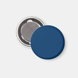 Midnight Blue Round Magnet – Customisable