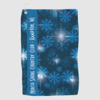 Midnight Blue Snowflake Pattern Custom