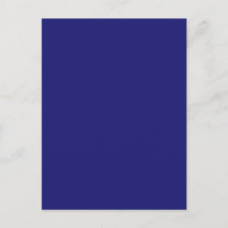 Midnight Blue Solid Colour Postcard