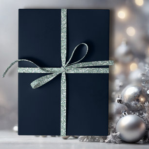 Midnight Blue Solid Wrapping Paper