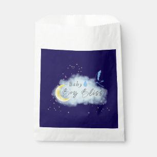 Midnight Blue Starlit Baby Boy Bliss Stork Favour Bag