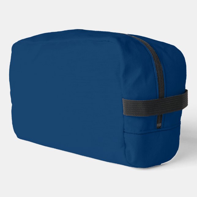 Midnight Blue Travel Dopp Kit – Durable & Stylish (Left Corner)