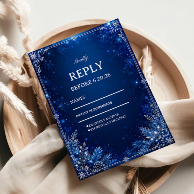 Midnight Blue Winter Response Elegance (Creator Uploaded)
