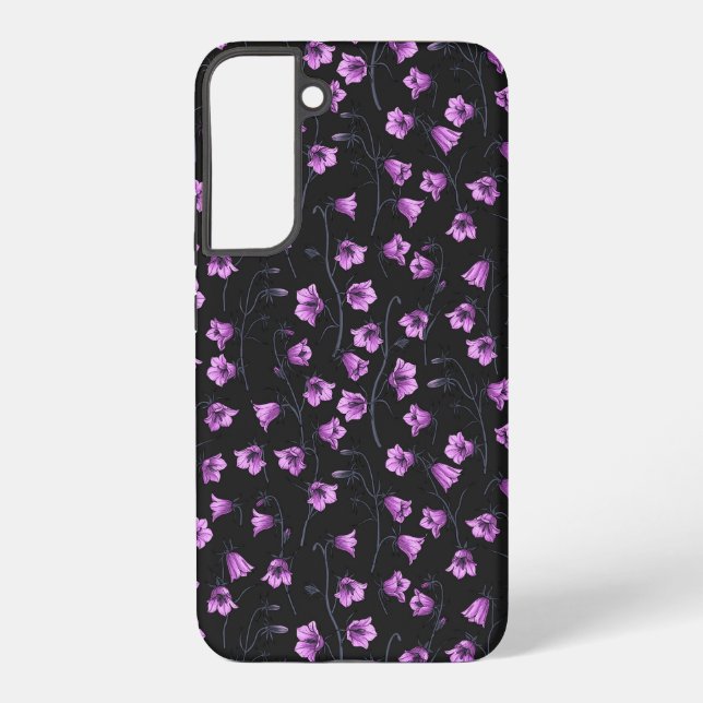 Midnight Bluebells, Harebells, Bellflowers 2 Samsung Galaxy S22+ Case (Back)