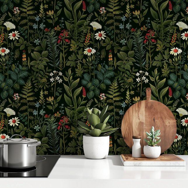 Midnight Botanical Garden Wallpaper (Creator Uploaded)