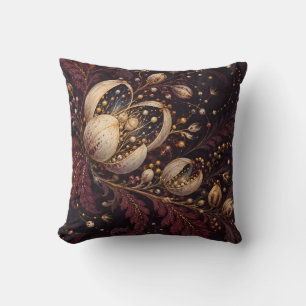 Midnight Botanical Seeds Celestial Garden Cushion