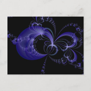 Midnight Butterflies Postcard