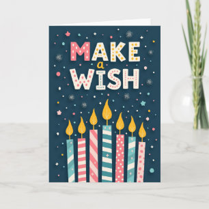Midnight Candle Birthday Card
