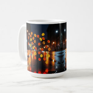 Midnight City Bokeh Coffee Mug