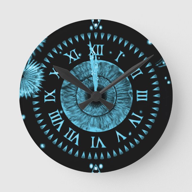 Midnight Clock Light Blue (Front)