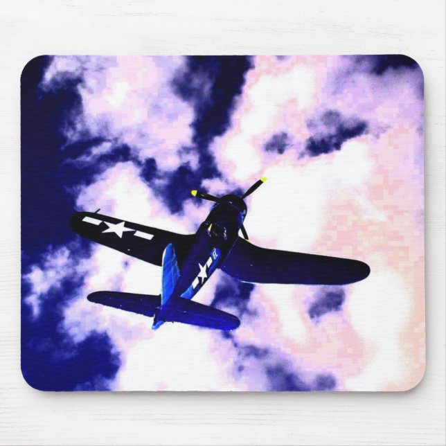 Midnight Corsair Dig Art Mouse Pad (Front)