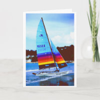 Midnight Cowboy Hobie sailing boat