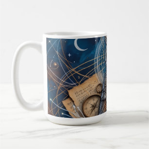 Midnight Creative Night Owl Abstract Coffee Mug