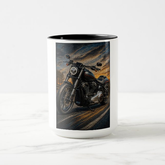 Midnight Cruiser Mosaic Art Mug (Center)