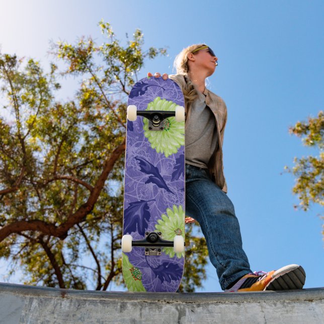 Midnight Daisy Garden Skateboard (Outdoor 1)