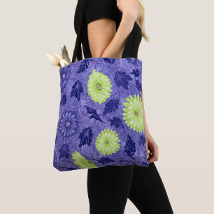 Midnight Daisy Garden Tote Bag