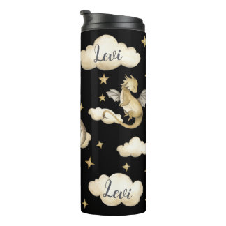 Midnight Dragon Dreams Thermal Tumbler