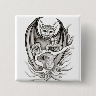 Midnight Dream - Devils 15 Cm Square Badge