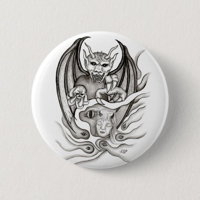 Midnight Dream - Devils 6 Cm Round Badge (Front)