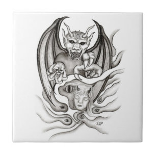 Midnight Dream - Devils Ceramic Tile