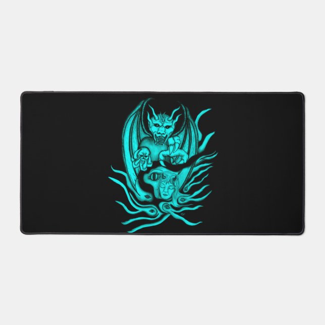 Midnight Dream - Devils Desk Mat (Front)