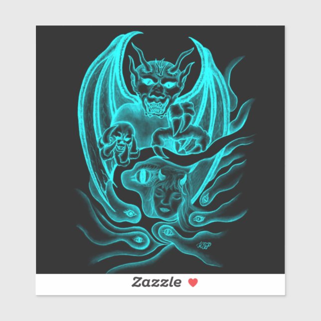 Midnight Dream - Devils in Tattoo-style (Sheet)