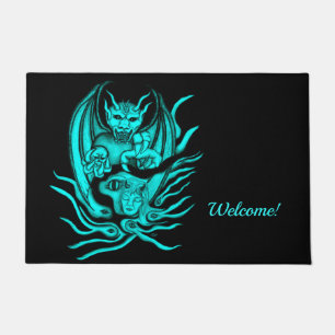 Midnight Dream - Devils in Tattoo-style Doormat