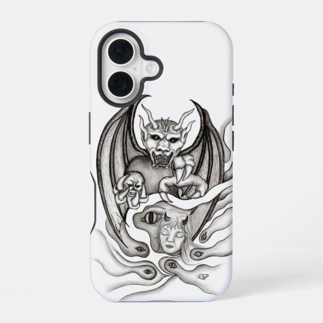 Midnight Dream - Devils iPhone 16 Case (Back)