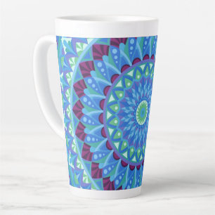 Midnight Dreams Boho Mandala Coffee  Latte Mug