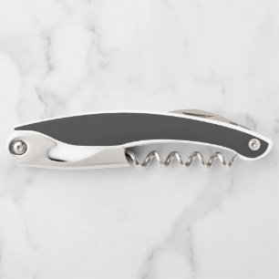 Midnight Elegance Bridal Shower Corkscrew
