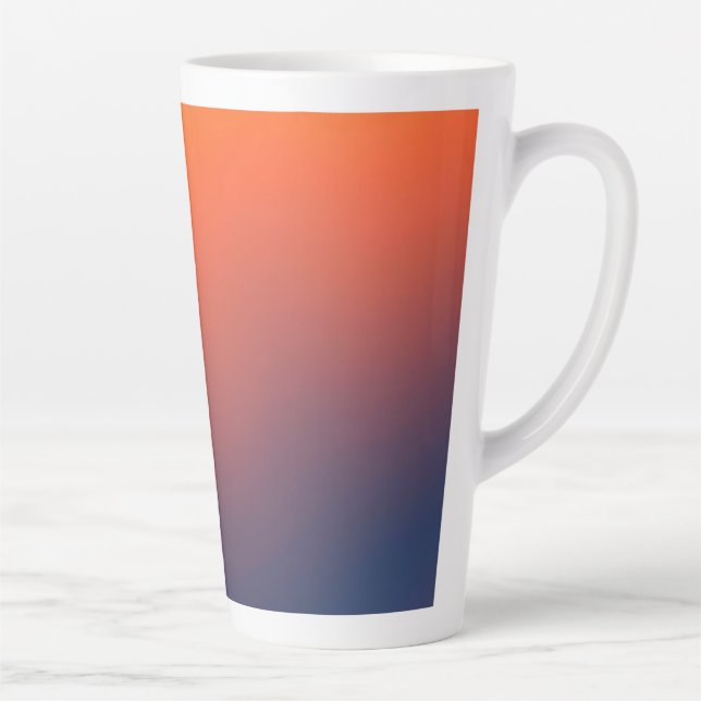 Midnight Ember Gradient Latte Mug (Right)