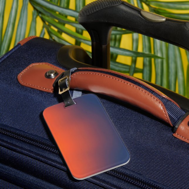 Midnight Ember Gradient Luggage Tag (Front Insitu 1)