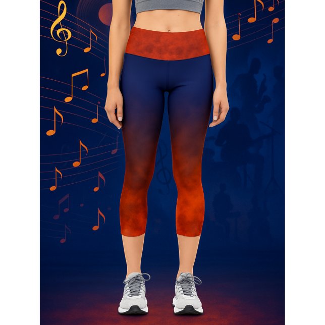 Midnight Emberfall Capri Leggings (Creator Uploaded)