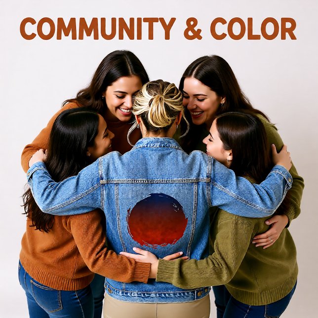 Midnight Emberfall Denim Jacket (Creator Uploaded)