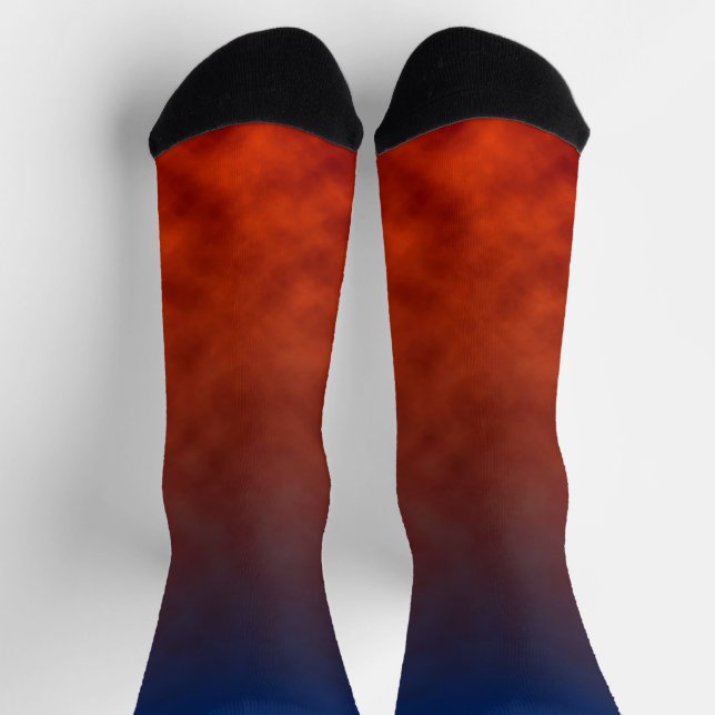 Midnight Emberfall Socks (Top)