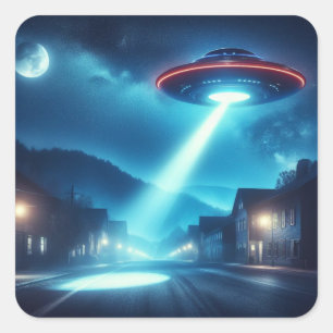 Midnight Encounter: The Arrival Square Sticker