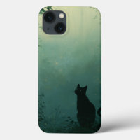 Midnight Familiar – Fantasy Art with Cat