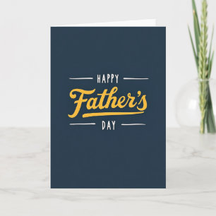 Midnight Fathers Day Card