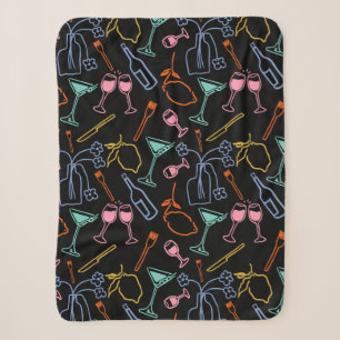 Midnight Feast Sherpa Blanket